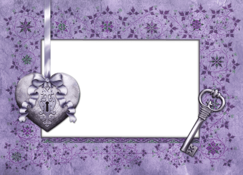 Free Png Best Stock Photos Romantic Delicatephoto Frame - Romantic Frames (850x615), Png Download
