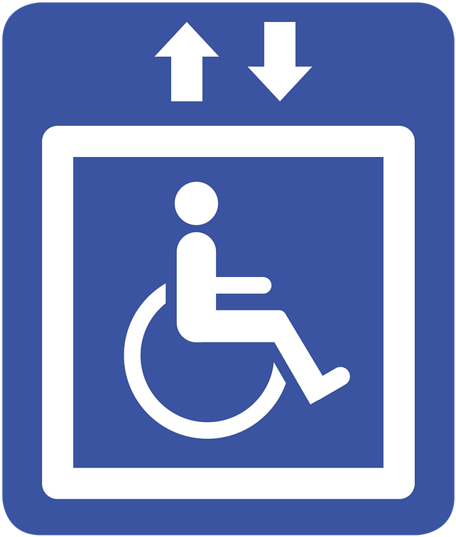 Elevator,freight With Reduced Mobility, Wheelchair, - Simbolo Ascensor (1280x904), Png Download