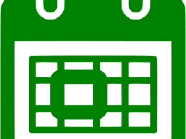 Calendar Icons Green - Red Calendar Icon Png (640x480), Png Download