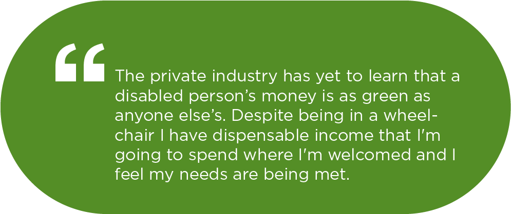 Private Industry Needs To Recognize Disabled People - Colorfulness (1018x450), Png Download