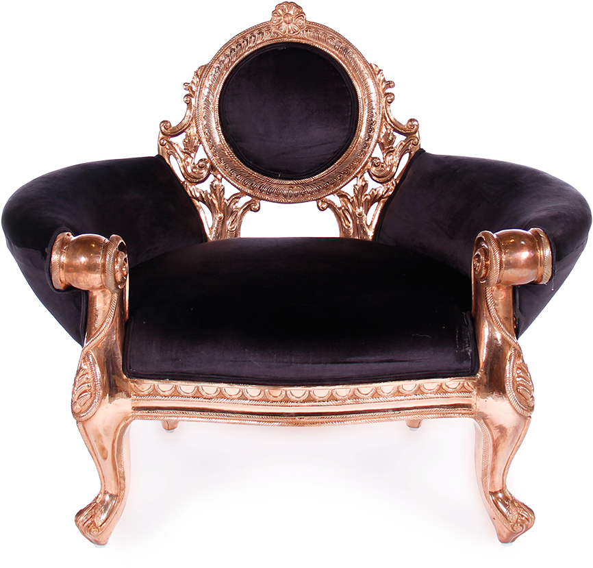 Taj Medium - Luxury Chair Png (1000x901), Png Download