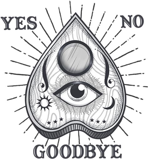 Bleed Area May Not Be Visible - Ouija Planchette Design (600x600), Png Download