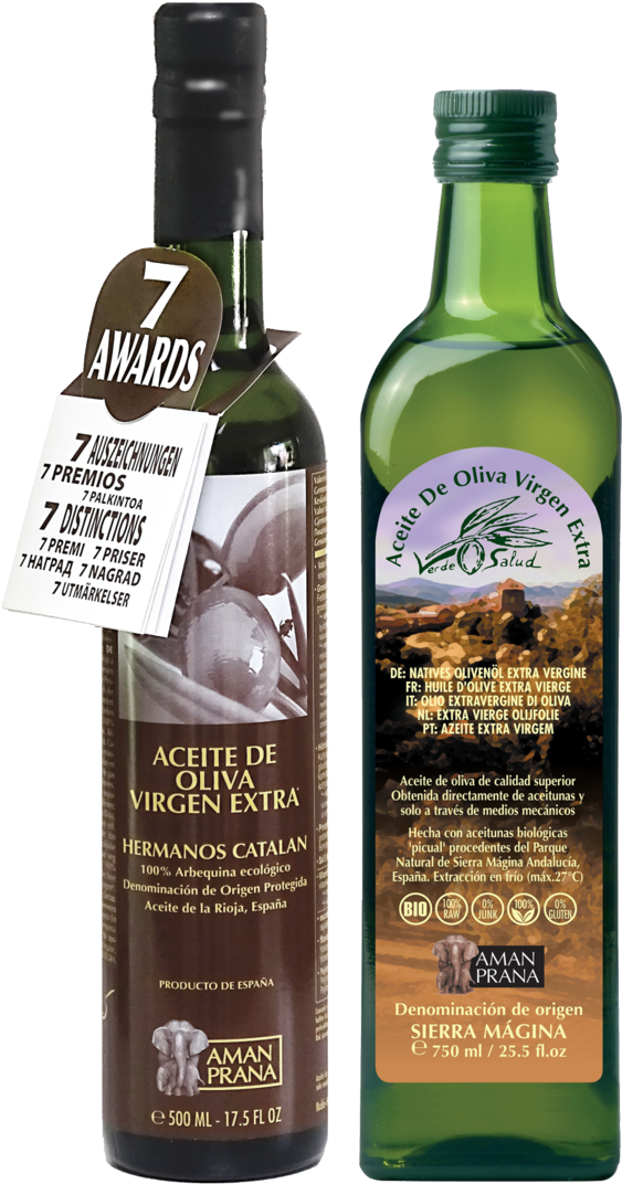 Download Amanprana Extra Virgin Olive Oil - Oil Hire (662x1080), Png Download