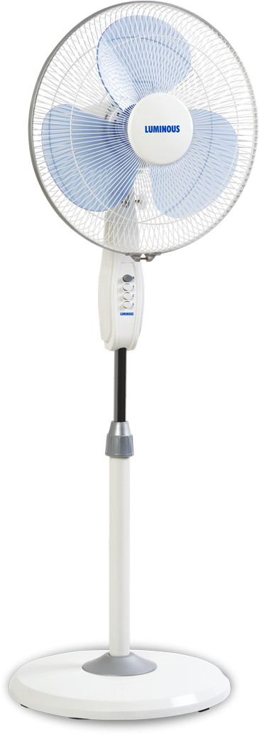 400 Mm Mojo Plus Pedestal Fan Blue - Luminous Pedestal Fan (1120x1120), Png Download