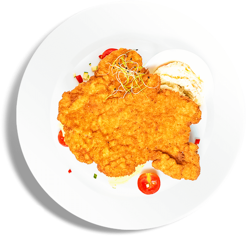 Bivalytejfölben Pácolt - Schnitzel (1100x1100), Png Download