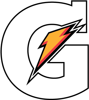 Gatorade Gatorade - White Gatorade Logo Transparent (1167x438), Png Download