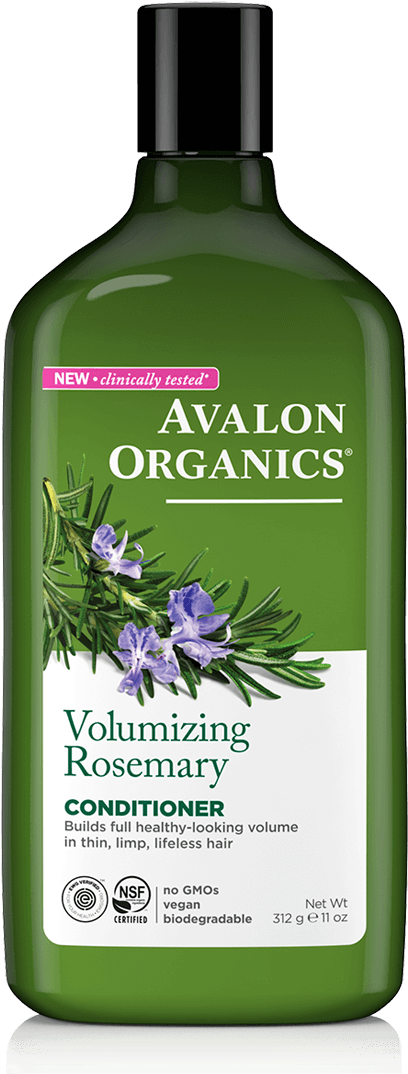Organic Conditioner - Avalon Organics Conditioner (580x1124), Png Download