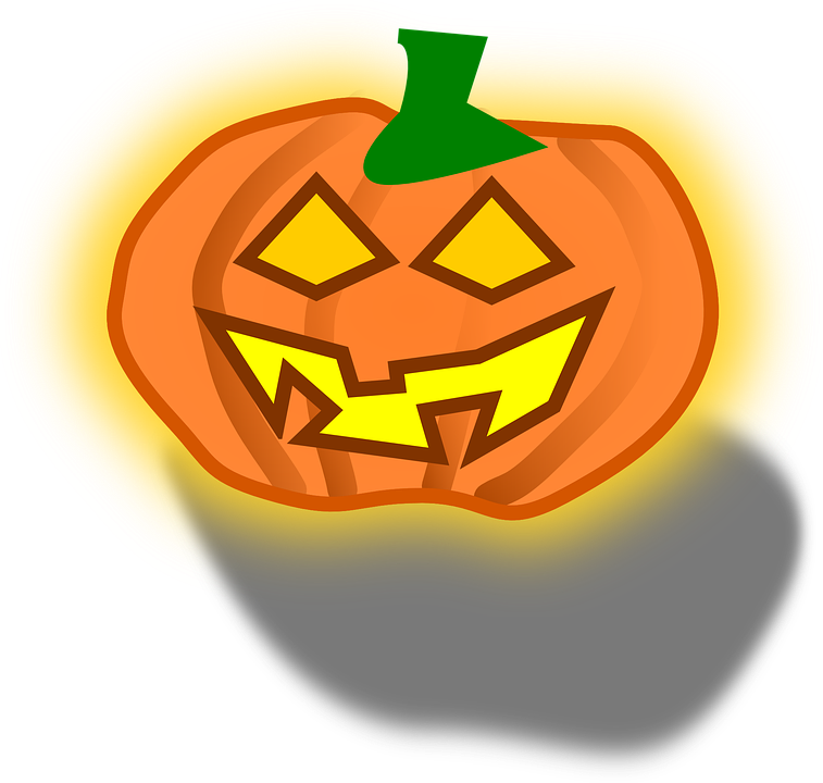 Scary Clipart Jack O Lantern - Pumpkin Clip Art (757x720), Png Download