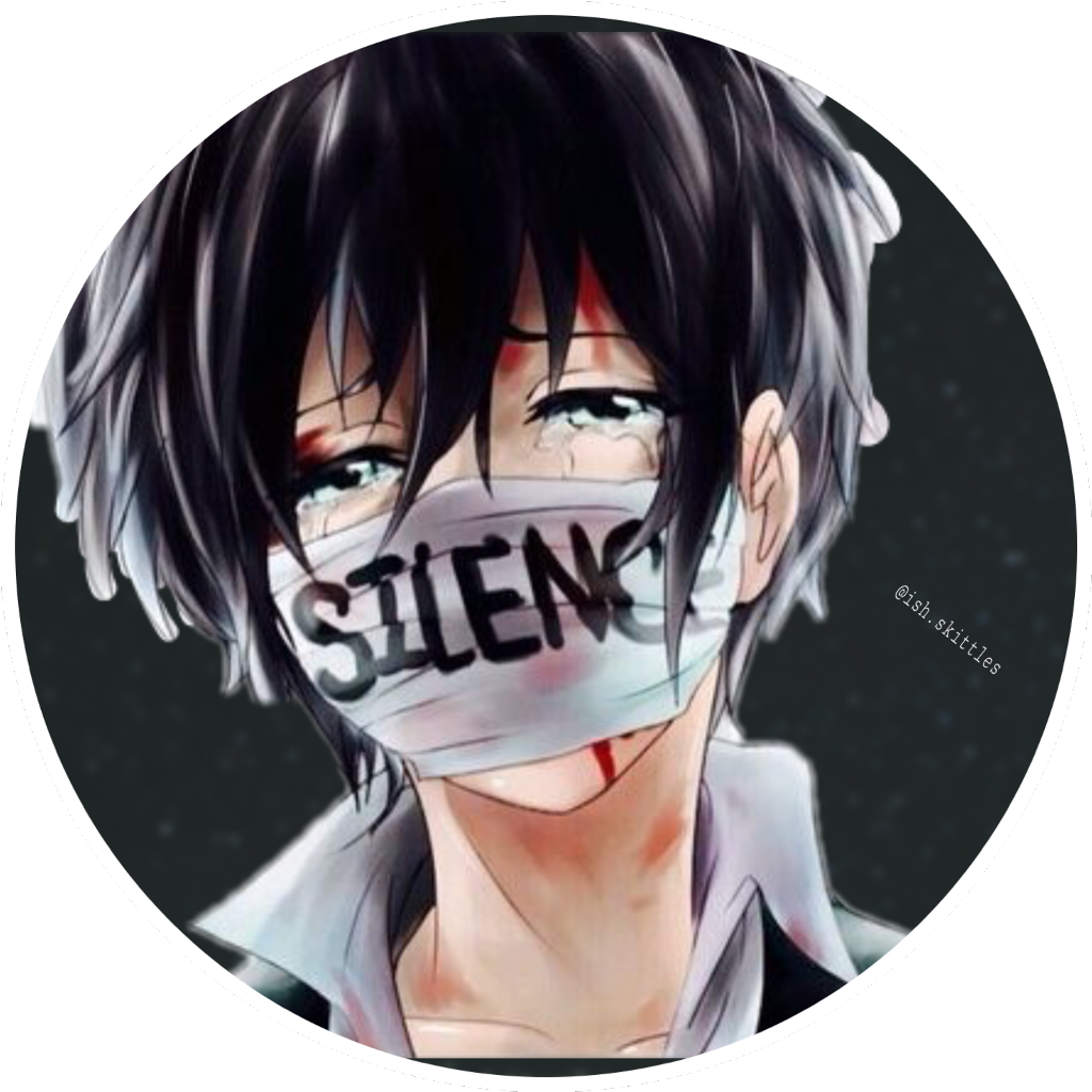 Anime Sticker - Silence Anime (1024x1024), Png Download