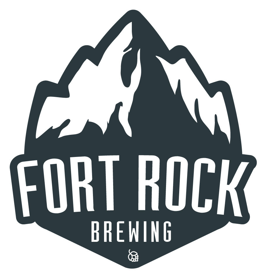 Fortrock - Fort Rock Brewing Logo (932x1027), Png Download