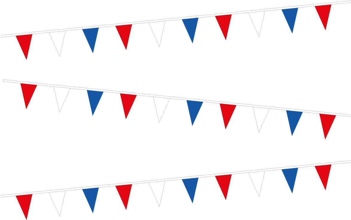 Download Hd Red White Blue Bunting Blue Bunting Transparent Png Image Nicepng Com