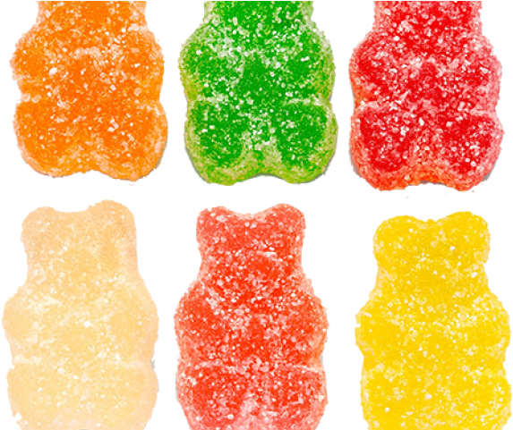 Gummy Bear Clipart Orange - Sour Gummy Bears (640x480), Png Download