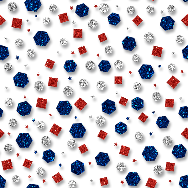 Red White Blue Background - Art (600x600), Png Download