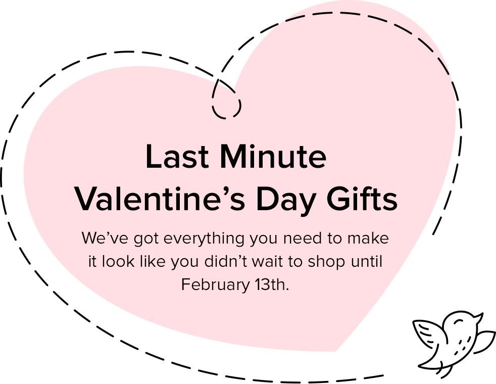 Last Minute Valentine's Day Gifts - Heart (982x760), Png Download
