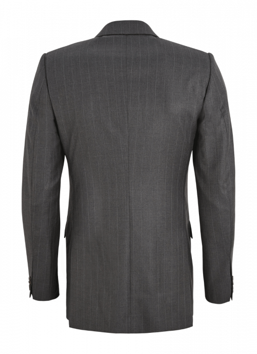 Pinstripe Suit - Light Grey - Russell Athletic Core Performance Long Sleeve Tee (509x700), Png Download