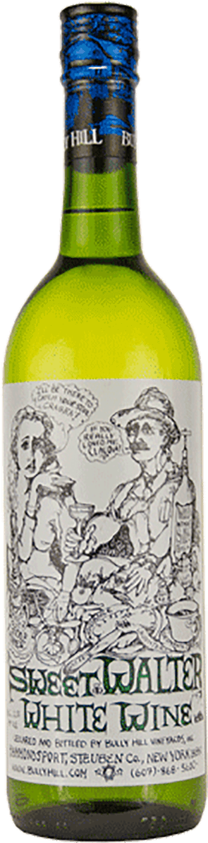 Bully Hill Vineyards Sweet Walter White - Sweet Walter White Wine (304x1200), Png Download