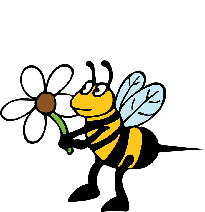 Hornet Clipart Flying - Bee Sting Png (696x720), Png Download