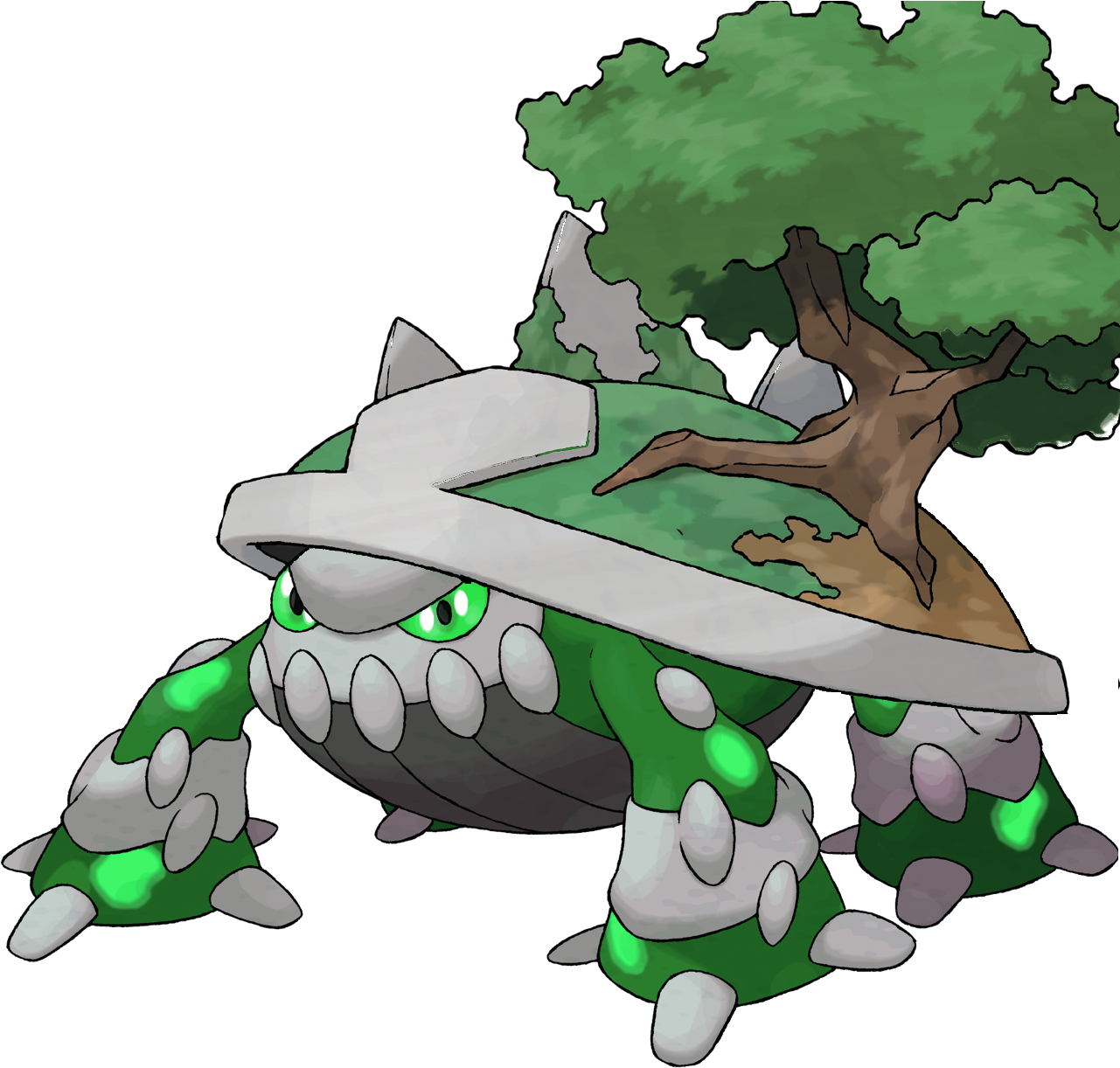 1mib, 1280x1280, Shellfrog - Pokemon Fire And Rock Type (1280x1280), Png Download