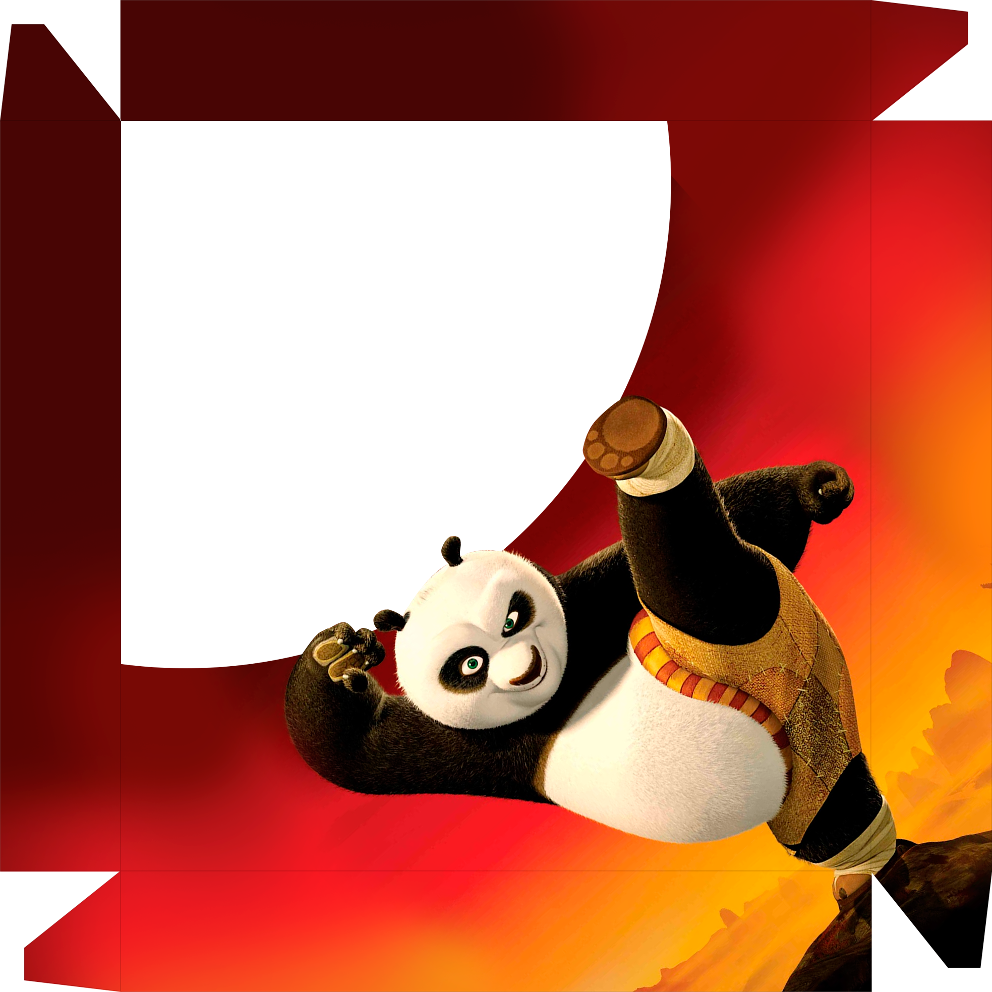 Caixa De Bombom Kung Fu Panda - Kung Fu Panda 2 (1967x1967), Png Download