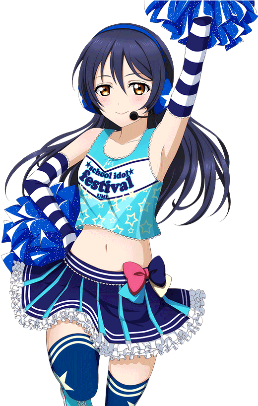 Transparent Anime Cheerleader - Cheerleader Umi (1024x1024), Png Download