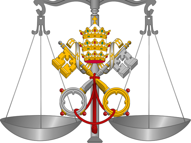 Lawyer Clipart Scales Justice - St Peter Coat Of Arms (640x480), Png Download