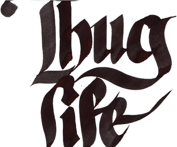 Thug Life Clipart Mlg - Thug Life Text Png (640x480), Png Download