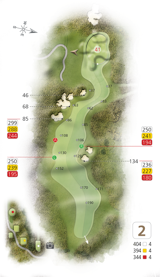 Hole2 - Map (595x926), Png Download