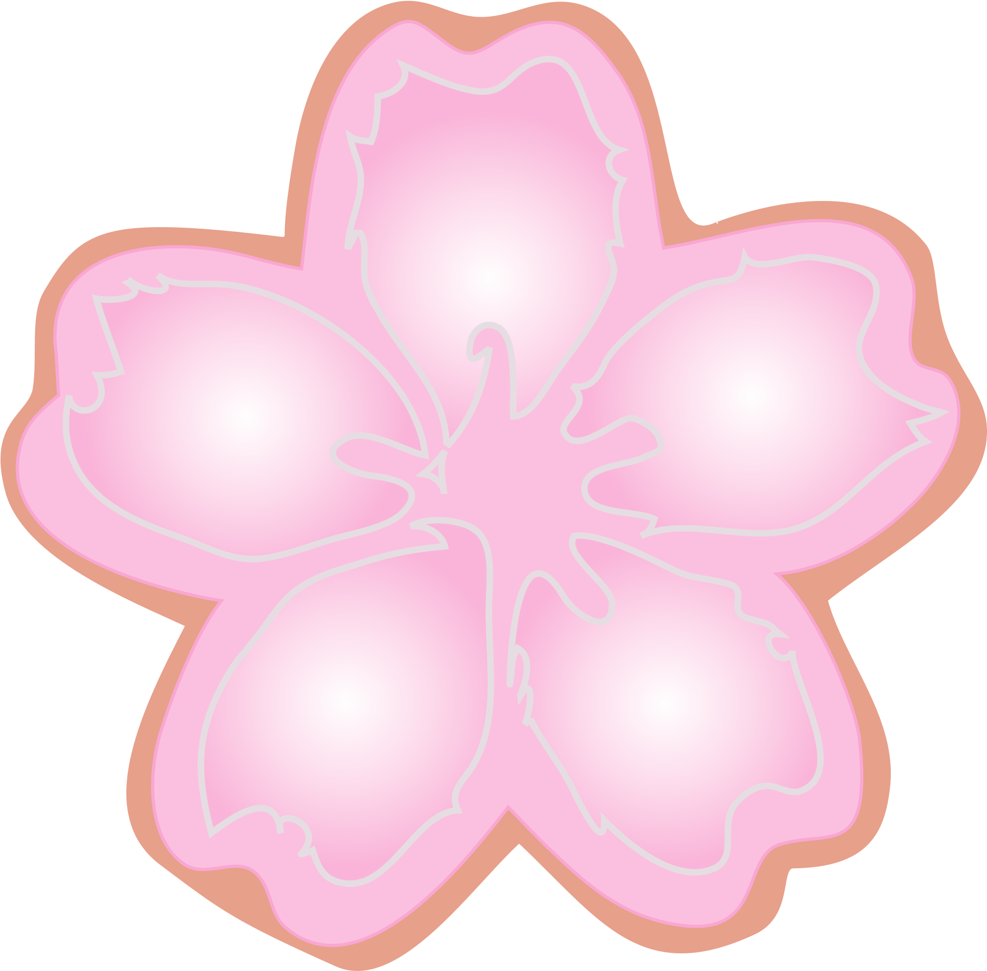 Open - Flor De Sakura Png (2000x1970), Png Download