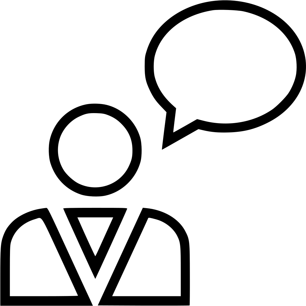 Chat Conversation Talk Bubble Speaka Think Comments - Icon (981x982), Png Download