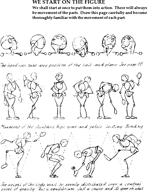 Vector Black And White Library Action Drawing Human - We Begin To Draw First The Mannikin Frame (505x661), Png Download
