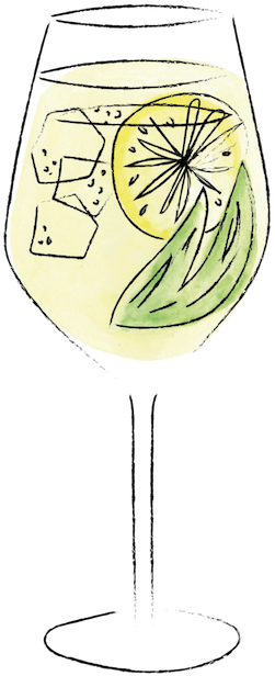 Seppe Staten Island Spritz - Wine Glass (1000x700), Png Download