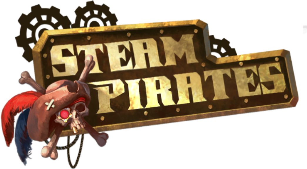 Steam Pirates Logo - Signage (1063x709), Png Download