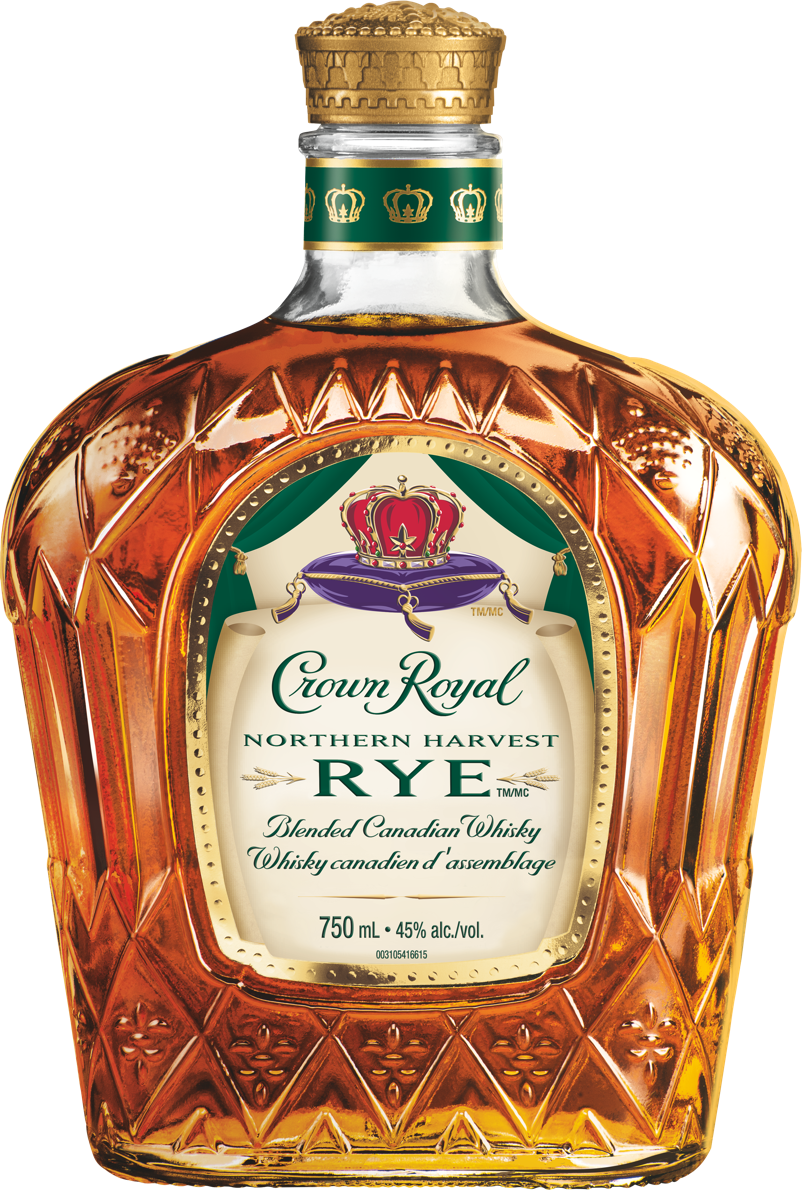 Crown Royal Bottle - Crown Royal Northern Harvest Rye (802x1190), Png Download