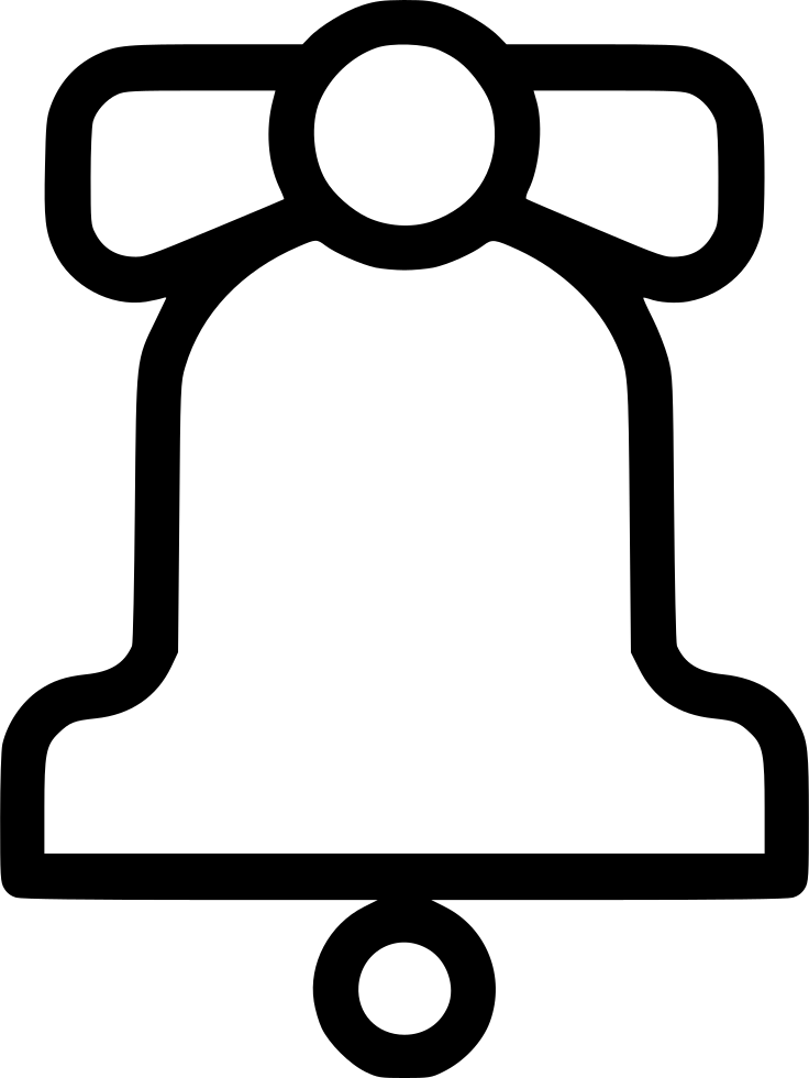 Christmas Bell Comments (736x980), Png Download