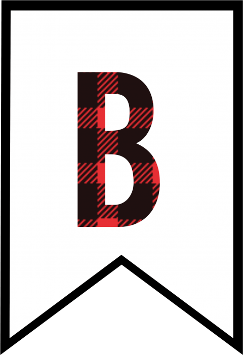Free Png Download P Letters For Banner Png Images Background - Buffalo Plaid Letters Free (480x701), Png Download