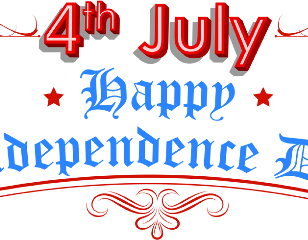 4th Of July Clipart 4th Of July Clipart Png Peoplepng - Old English (1024x1024), Png Download