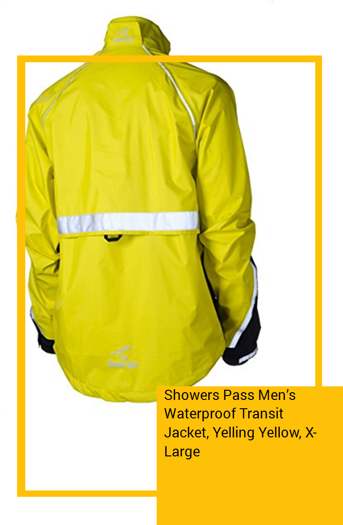 Showers Pass Men's Waterproof Transit Jacket, Yelling - Pocket (735x1100), Png Download