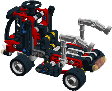 8065 With Steering - Model Car (800x448), Png Download