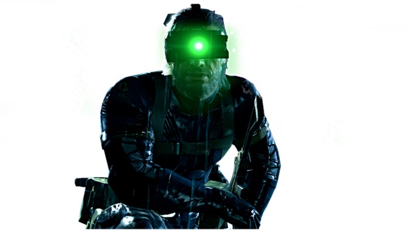 Metal Gear Png Image - Sitting (800x450), Png Download