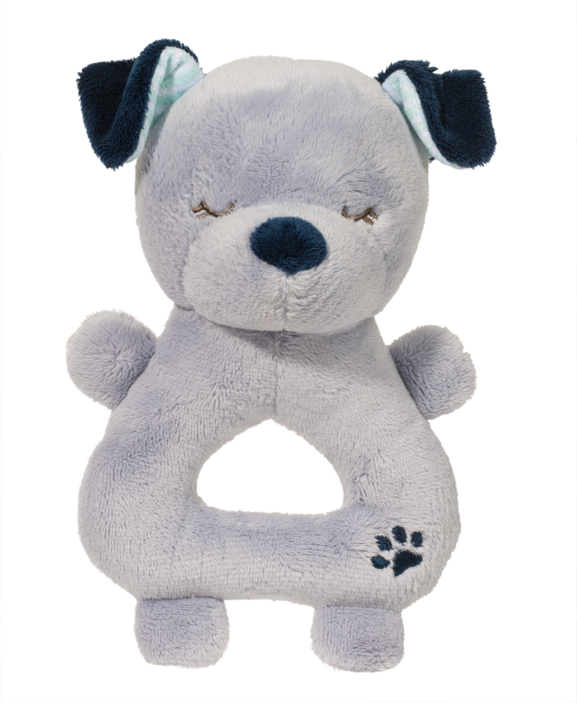 Douglas Baby Rattle - Teddy Bear (1000x1000), Png Download