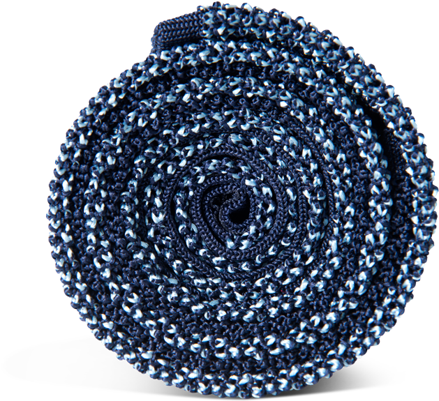 Silk Knitted Tie - Circle (875x580), Png Download