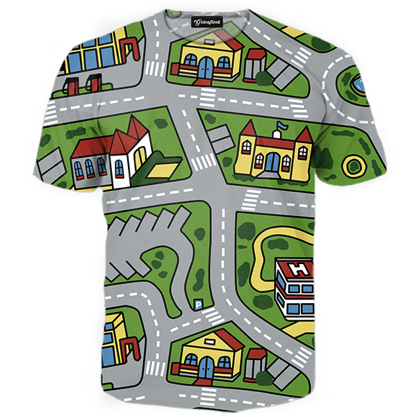 Toy Car - Toy Car City Map Hoodie (600x600), Png Download