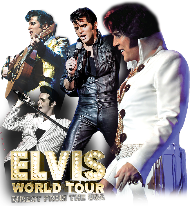 Shawn Klush Elvis World Tour - Poster (655x710), Png Download