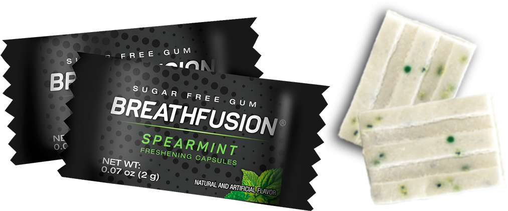 Breathfusion® Sugar Free Chewing Gum - Wood (1233x750), Png Download