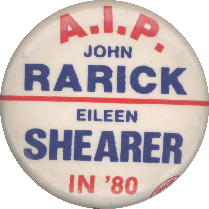 John Rarick Presidential Campaign, 1980 Button 1 - Circle (876x876), Png Download
