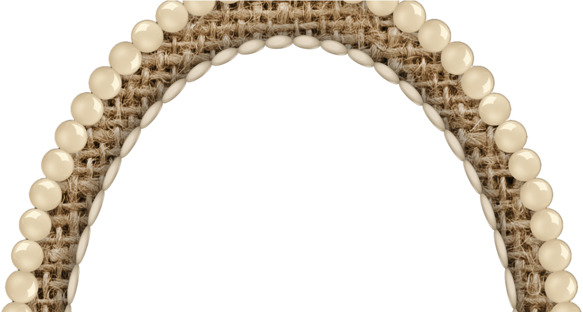Oval Pearl Frame (1200x630), Png Download