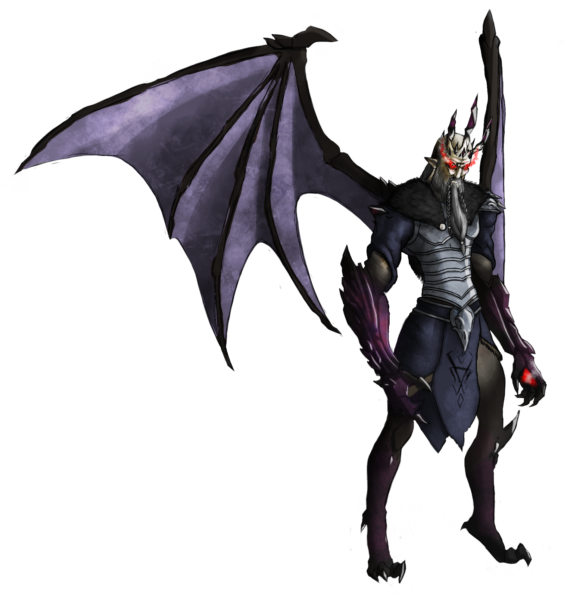 Conceptblack King Chernobog - Chernobog Skin Smite Chernobog (2000x2000), Png Download