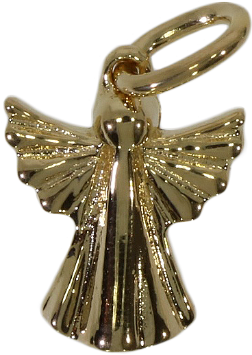 Guardian Angel 925 Silver Gold Plated - Cross (800x600), Png Download