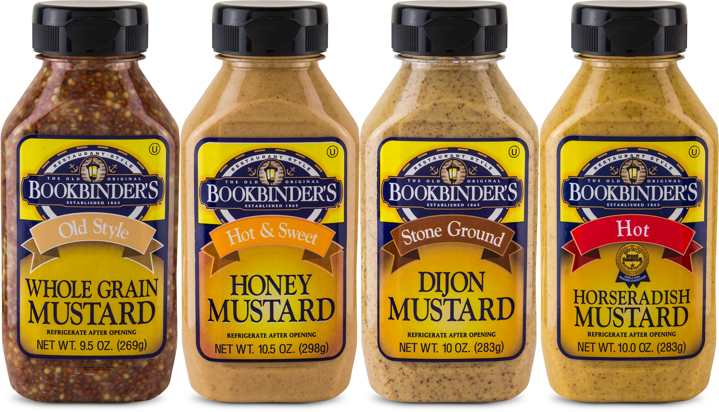 Bb Mustard Family 2 - Bottle (2538x1500), Png Download
