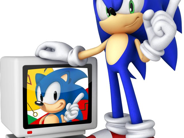 Sonic The Hedgehog Clipart Video Game Character - Sonic The Hedgehog 20th Anniversary (640x480), Png Download